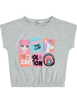 Civil Girls Kız Çocuk T-Shirt 2-5 Yaş Karmelanj