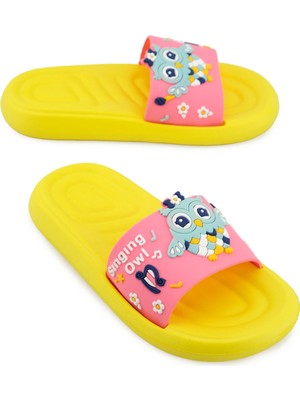 Gezer Yazlık Kız Çocuk Eva Islak Zemine Uygun Banyo Havuz Plaj Terlik