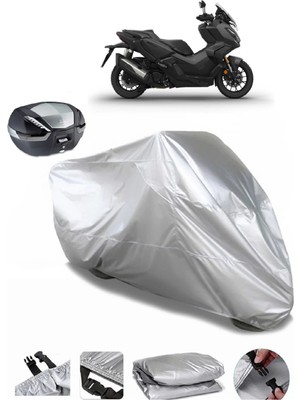 CoverPlus Honda ADV350 Arka Çanta Uyumlu Su Geçirmez Motosiklet Brandası