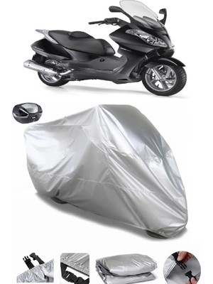 CoverPlus Aprilia Atlantic 500 Sprint  Arka Çanta Uyumlu Su Geçirmez Motosiklet Brandası