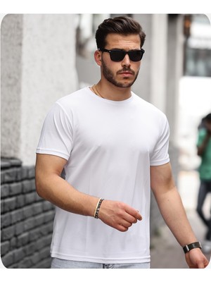 Spor Life Mens Style Mikro Sıfır Yaka T-Shirt