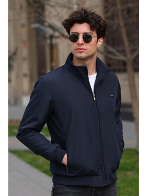 River Club Erkek Dik Yaka  Su Geçirmez Içi Kapitoneli Elyaflı Mont M-9