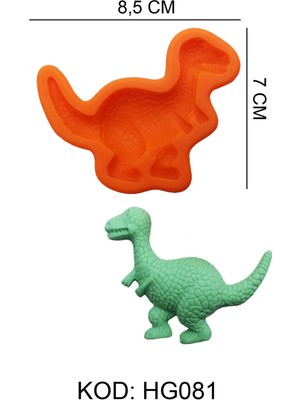 Depposite Dinazor Figürlü Gıda Silikon Kalıbı