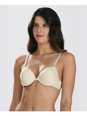 Intive Lingerie Nbb Destekli Push-Up Balenli V Yaka Kesim Cuplı Basic Sütyen- 3529
