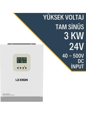 Lexron Lexron® 3kw Hv Mppt 40-500 Pv Input Akıllı Inverter EA94016247