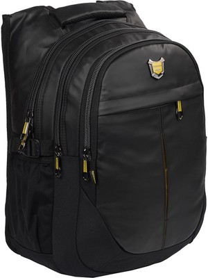Relaxion 2235 Siyah Okul Sırt Çantası Ergonomik Destekli %100 Polyester Suya Dayanıklı 45 x 35 x 20 cm