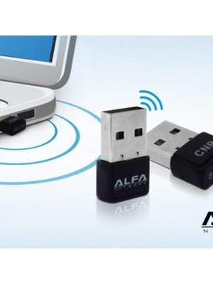 Alfalink W102 150MBPS 2.4ghz Mini USB Kablosuz Adaptör