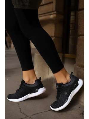 Lumberjack 101499592 Wolky Siyah Memory Foam Kadın Günlük Sneaker