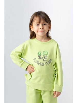 Zeyland Kız Çocuk Nakış Detaylı Sweatshirt