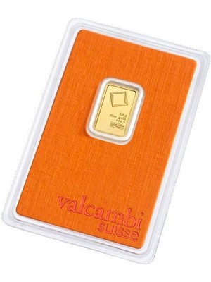 Valcambi 2.5 Gram Orange Bar Altın (999.9) 24 Ayar Külçe Altın