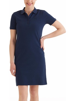 Columbia CS0378_466 Csc Basic Polo Dress Lacivert Kadın Kısa Kollu Elbise