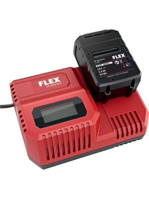 Flex  Şarj Ünitesi Ca 10.8 V / 18.0 V+ 2 Adet 5,0 Ah 18.0 V Batarya Set