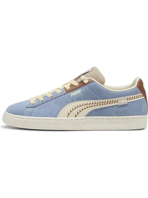 Puma Erkek Zen Blue-Brown Mushroom Puma Suede Expedition Mavi Erkek Günlük Spor Ayakkabı