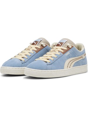 Puma Erkek Zen Blue-Brown Mushroom Puma Suede Expedition Mavi Erkek Günlük Spor Ayakkabı