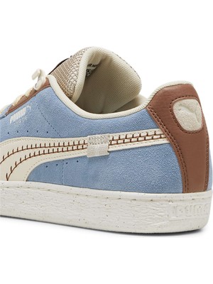 Puma Erkek Zen Blue-Brown Mushroom Puma Suede Expedition Mavi Erkek Günlük Spor Ayakkabı