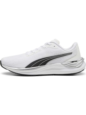 Puma Erkek Puma White-Puma Black-Puma Silver Puma Electrify Nitro 3 Beyaz Erkek Yürüyüş ve Koşu Ayakkabısı