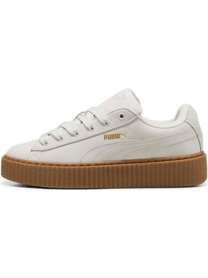 Puma Kadın 0 Puma Creeper Phatty Nubuck Beyaz Kadın Günlük Spor Ayakkabı