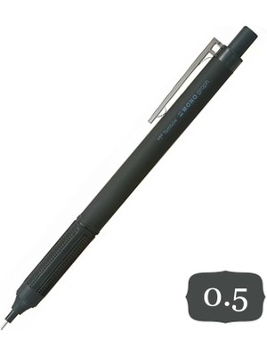 Tombow Mono Graph Lite Mekanik Versatil Uçlu Kalem 0.5 Siyah Blisterli DPA 122B