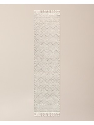 Madame Coco Clarice Halı - Bej - 80x300 cm