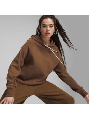 Puma Kadın Teak Puma Infuse Relaxed Hoodie Tr Kahverengi Kadın Sweatshirt