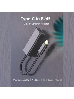 Alfalink AL-C70 Type-C To 3.0 Gigabit Ethernet Adaptör