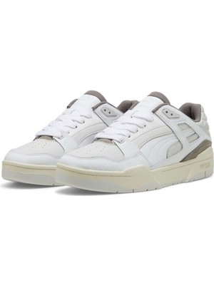 Puma  Puma White-Glacial Gray Puma Slipstream Lux Beyaz  Günlük Spor Ayakkabı