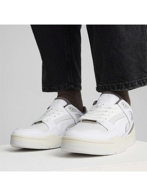 Puma  Puma White-Glacial Gray Puma Slipstream Lux Beyaz  Günlük Spor Ayakkabı