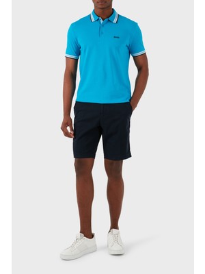 Boss Streç Pamuklu Slim Fit Gabardin Short Erkek Short 50512524 404
