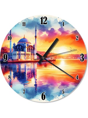 Karizma Tablo Ortaköy Camii Akarlı Duvar Saati