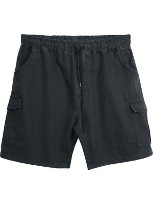 Maruf Shop Erkek Büyük Beden 118-176 Kilo Arası İçin Uygun Kargo Cepli Kot Şort