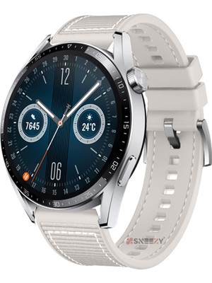 Xiaomi Watch S1 -S1 Active -Mi Watch -Watch Color 22MM Uyumlu Dikiş Desenli Dokuma Silikon Kordon