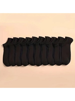 Karayel Çorap Düz Patik Çorap Seti 10'Çift
