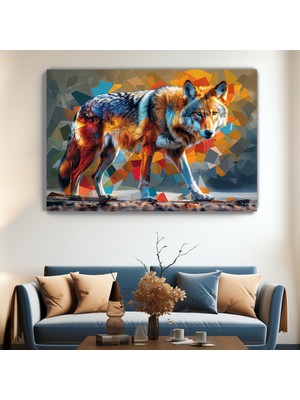 Arkeot Asil Güç Kanvas Duvar Tablosu - Ev Salon Koridor Oturma Odası Ofis Dekorasyonu