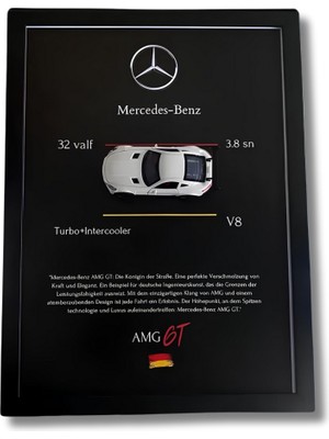 Avelon Premium Mercedes Benz Amg Gt Tablo