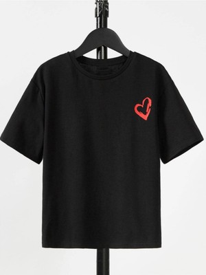 Hanclo Rahat Kalıp Pamuklu Yourself Baskılı Çocuk T-Shirt
