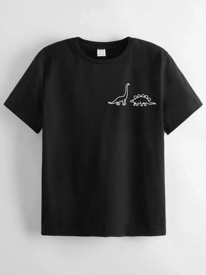 Hanclo Rahat Kalıp Pamuklu Baskılı Çocuk T-Shirt