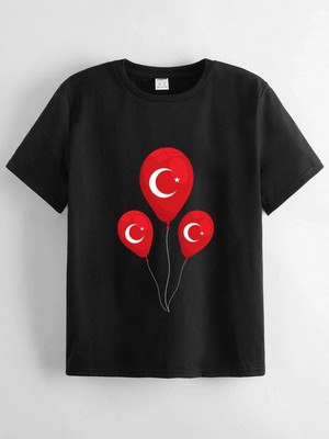 Hanclo Rahat Kalıp Pamuklu Baskılı Çocuk T-Shirt