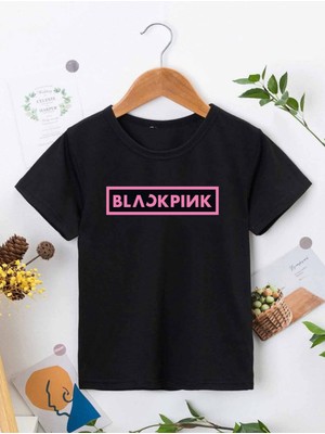 Hanclo Rahat Kalıp Siyah Pamuklu Çocuk T-Shirt Erkek Çocuk Kısa Kollu Yumuşak Dokulu