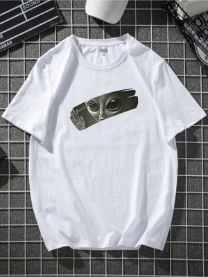 Hanclo Silen Uzaylı Oversize Tshirt