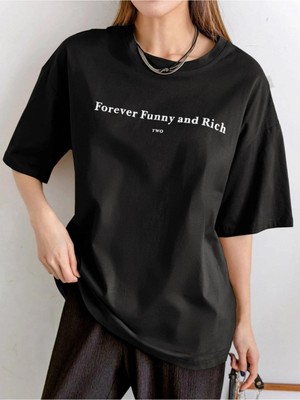 Hanclo Forever Baskılı Oversize Tshırt