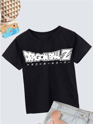 Hanclo Rahat Kalıp Pamuklu Baskılı Siyah Çocuk T-Shirt