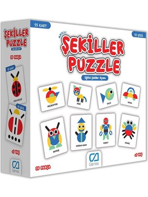 Akdenizpos  UG01 5114 , Şekiller Puzzle / +3 Yaş (Yeni)