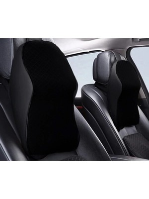 Tekno Trust Kumaş Ortopedik Sandalye Araba Boyun Yastık Dev Kafa Desteği Boyun Yastığı Oksay