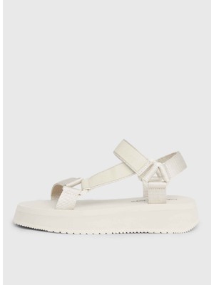 Calvin Klein Bej Kadın Sandalet YW0YW01353ACF