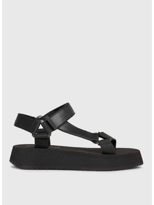 Calvin Klein Siyah Kadın Sandalet YW0YW01353BEH