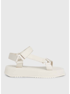 Calvin Klein Bej Kadın Sandalet YW0YW01353ACF
