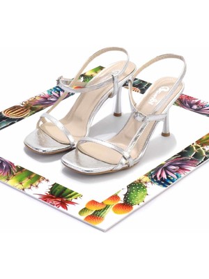 Bambi Lame   Kadın Klasik Topuklu Ayakkabı K05206062009