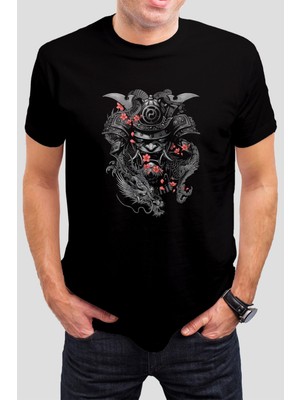 T-35 Dragon Baskılı Siyah Unisex Tişört C2