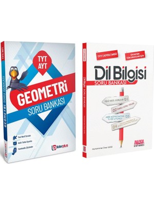 Lider Plus Yayınları Lider Plus TYT AYT Geometri ve Akm Dil Bilgisi Soru Bankası Seti 2 Kitap