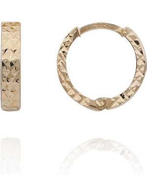 İzgi Kuyumculuk Kalemli Halka Küpe